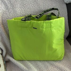 DKNY new Neon Green Tote Bag filled with surprises